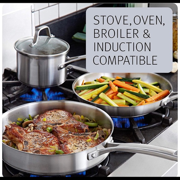 Calphalon Stainless Steel 10pc Cookware - Picture 5 of 7